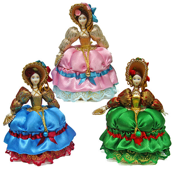 Лялька-скринька з порцеляни Панночка Київ - фото 1