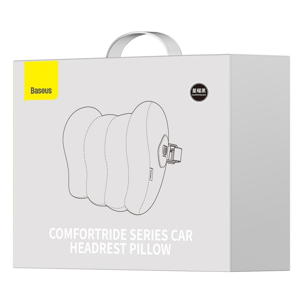 Подушка подголовник Baseus ComfortRide Series Car Headrest Pillow Cluster Black Одесса - изображение 2