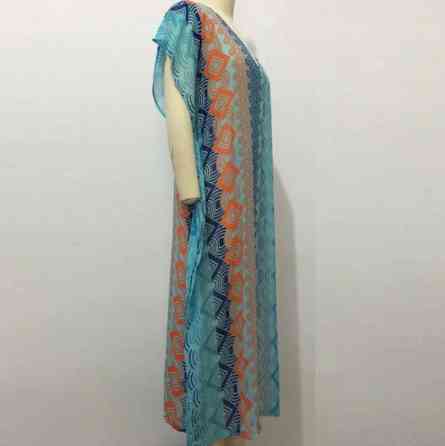 Пляжная туника женская в пол one size разноцветный Киев