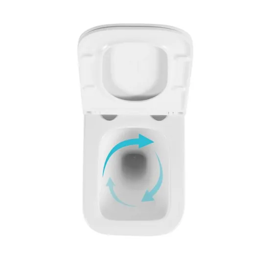 Готове рішення Qtap для ванної кімнати: підвісний унітаз Gemini Ultra Quiet 485×340×350 + комплект інсталяції Nest 4 в 1 Київ