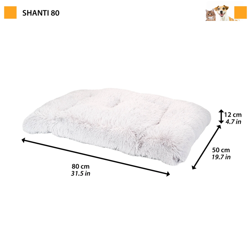 Лежак — подушка для котів і собак Ferplast Shanti (Ферпласт) 80х50х12 см — 80 Запоріжжя - фото 3