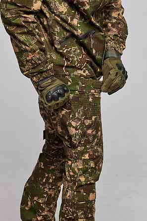 Армійські штани стрий хижак ріп-стоп, бойові польові літні штани з затяжками під колінами Львів