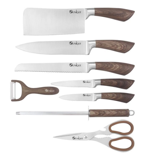 Набор ножей UNIQUE UN-1833: 6 предметов из нержавеющей стали с подставкой — стильно и практично Одесса - изображение 5