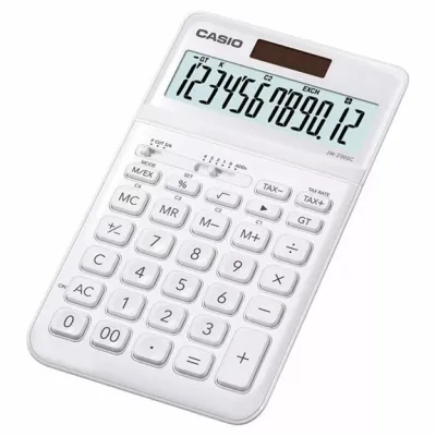 Калькулятор Casio JW-200SC-WE-W-E, белый (CALC-CAS-JW-200SC-WE) Винница