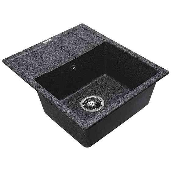 VALESO Гранітна мийка для кухні VALESO ARIA 5851 матова Графіт Коломыя