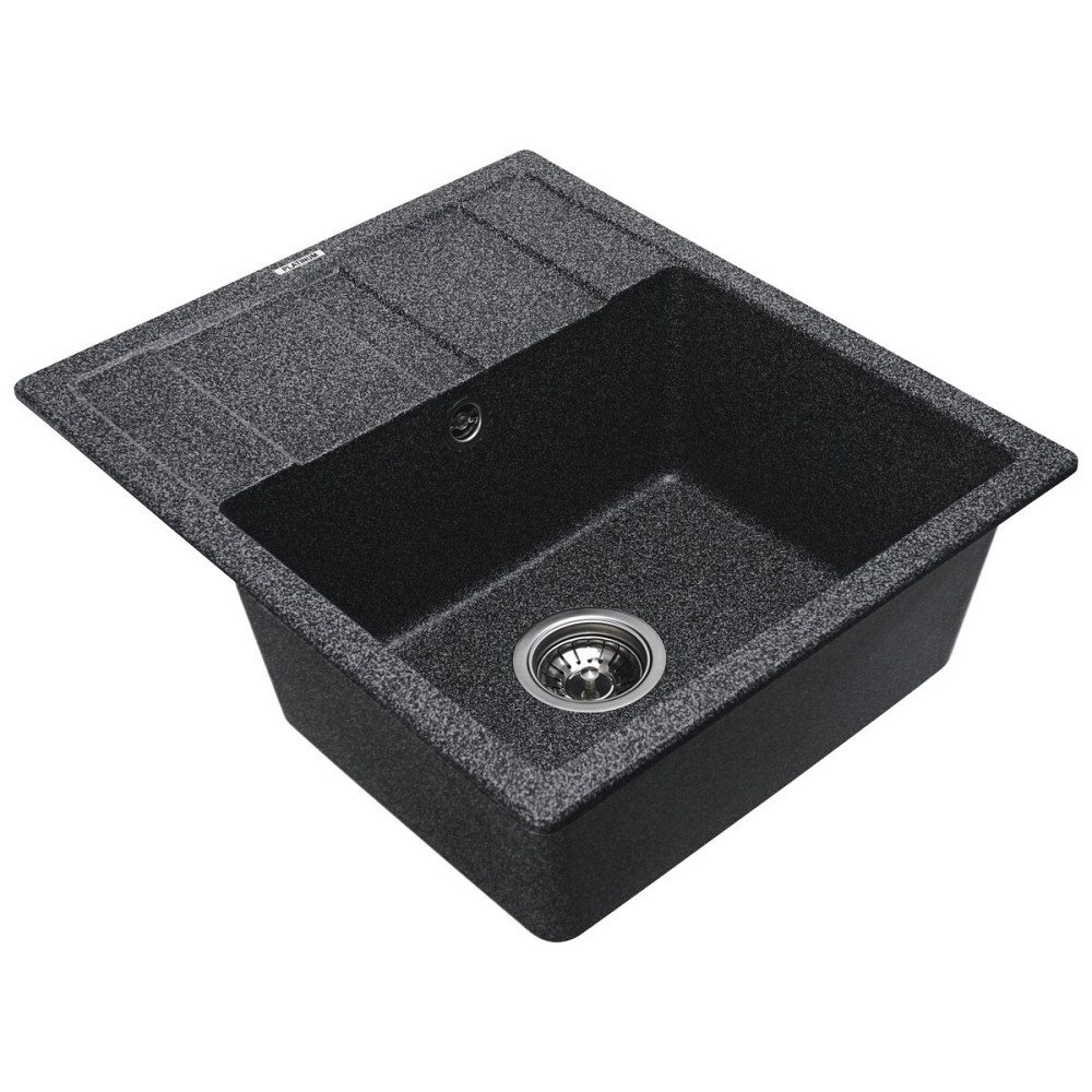 VALESO Гранітна мийка для кухні VALESO ARIA 5851 матова Графіт Коломыя - изображение 5