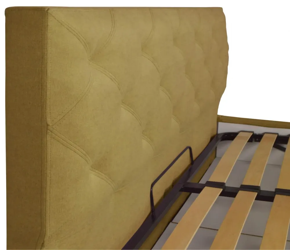 Кровать Bristol Comfort 140 х 190 см Fibril 17 С подъемным механизмом и нишей для белья Оливковый Киев - изображение 3