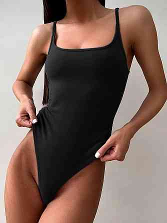 Жіночий стильний привабливий боді на кнопках натуральний кулір Чорний Одеса