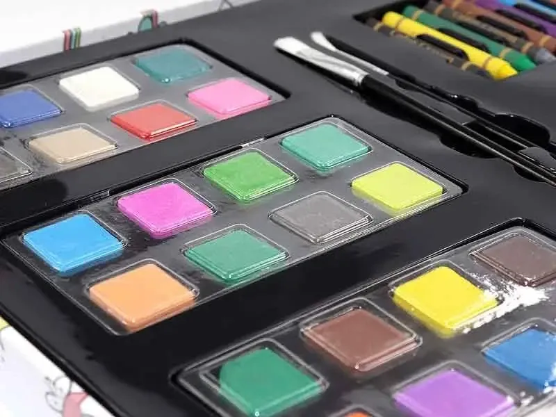 Набір художника. Дитячий набір для малювання в кейсі Єдиноріг 64подмети Одеса - фото 6