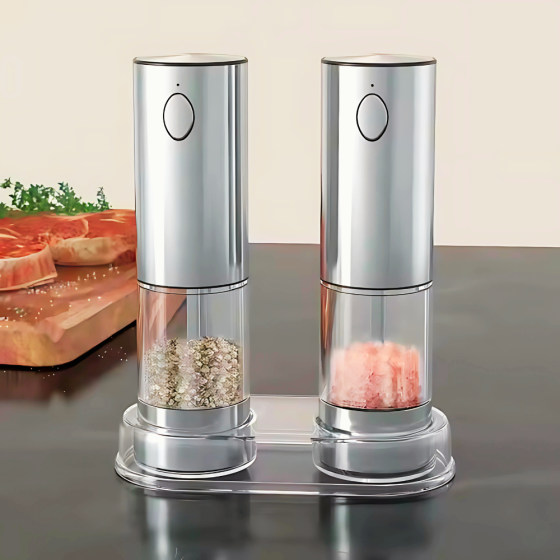 Набор мельниц для соли и перца аккумуляторные, электрические, автоматические, измельчители для специй 2 в 1 Каменец-Подольский