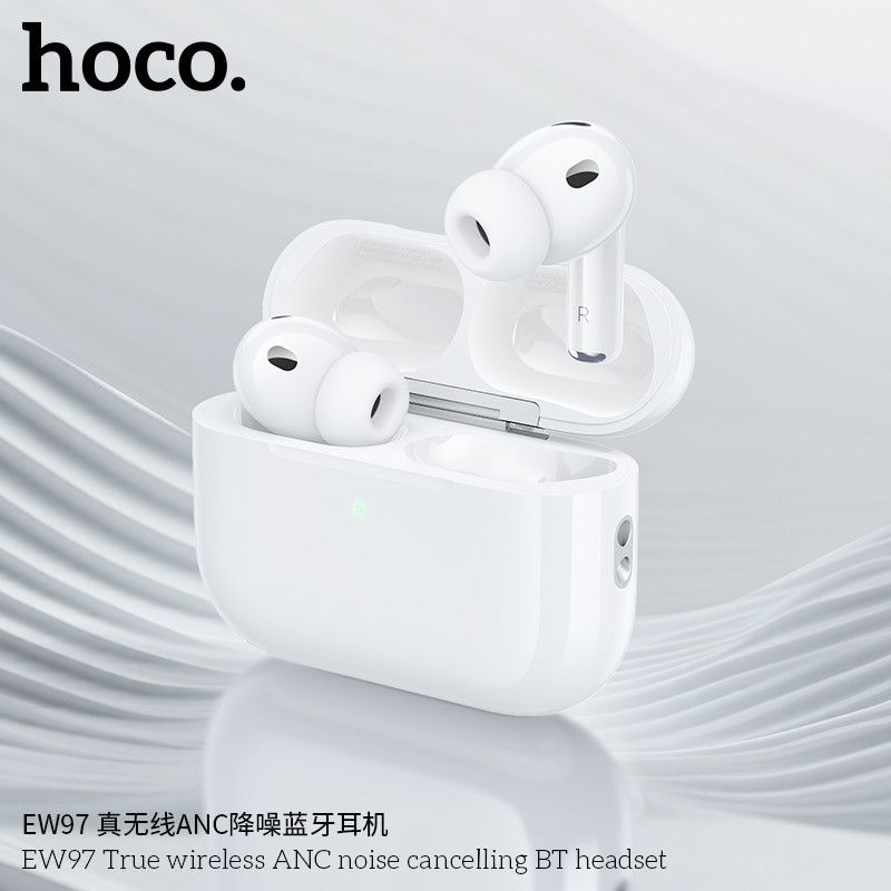 Бездротові навушники HOCO EW97 True wireless ANC noise reduction BT headset White Одеса - фото 9