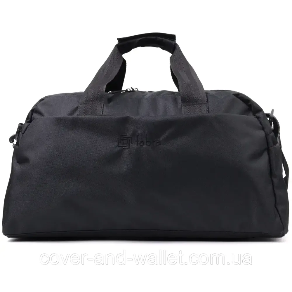 Стильная дорожная сумка из качественного полиэстера небольшого размера черного цвета FBR Киев - изображение 5