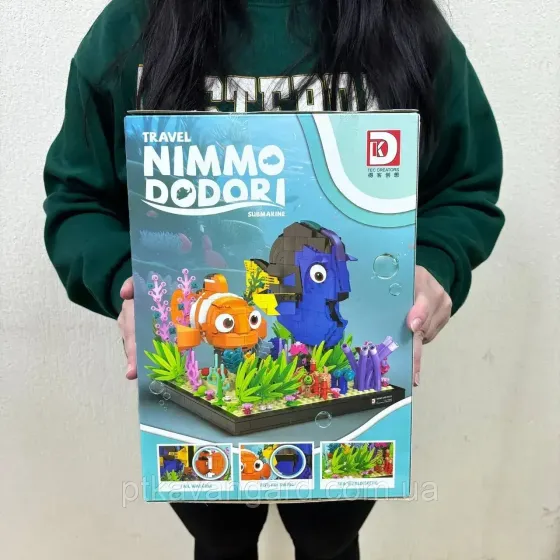 Конструктор рибки Немо та Дорі 886 деталей 3D Creator підводний світ Хмельницький