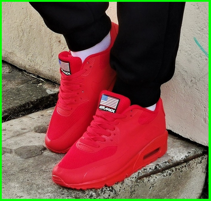 Кроссовки Красные NIke 90 Женские с Амортизацией Найк (размеры: 36,37) Днепр - изображение 4