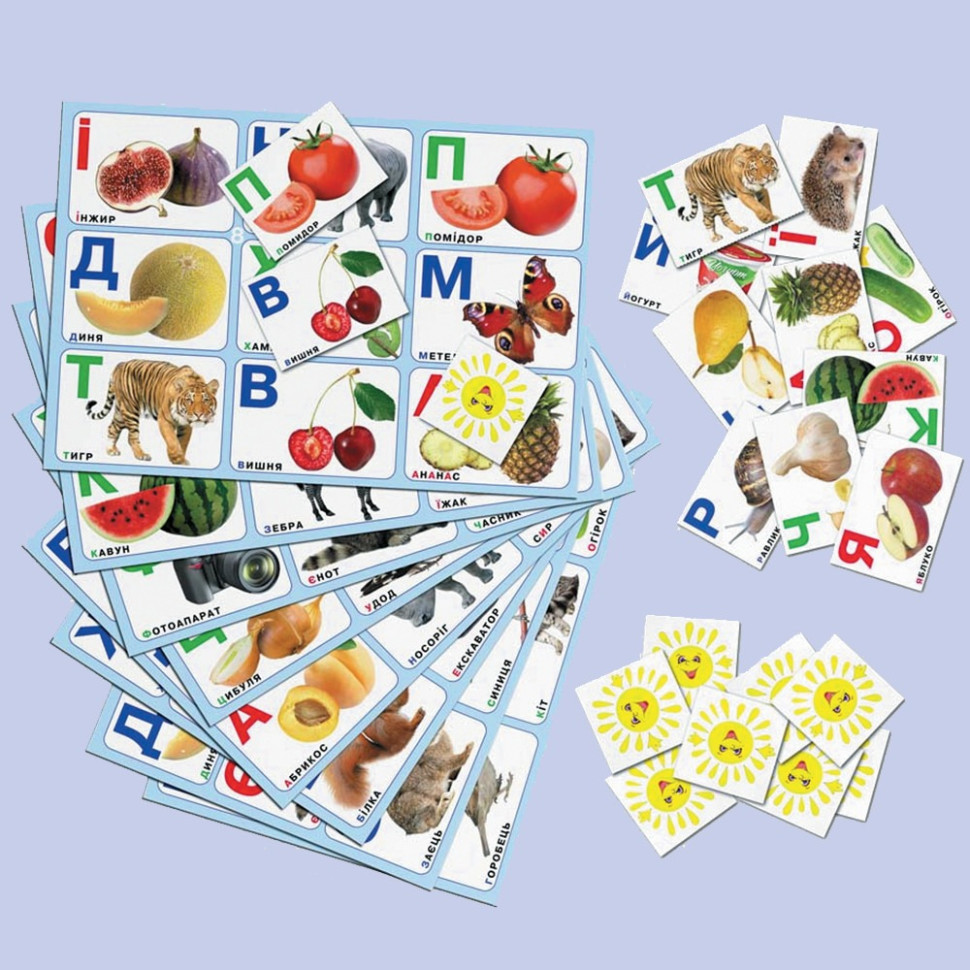 Настільна гра лото "АБЕТКА" 83002 вивчаємо український алфавіт Вінниця - фото 4