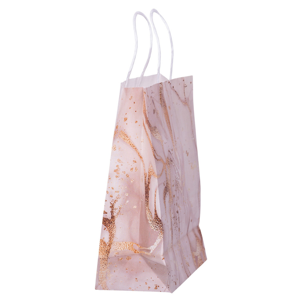 Yiwu Набір подарункових пакетів з паперу 12 шт 15×8×21 см Рожевий HP-10359-22P Коломия - фото 2