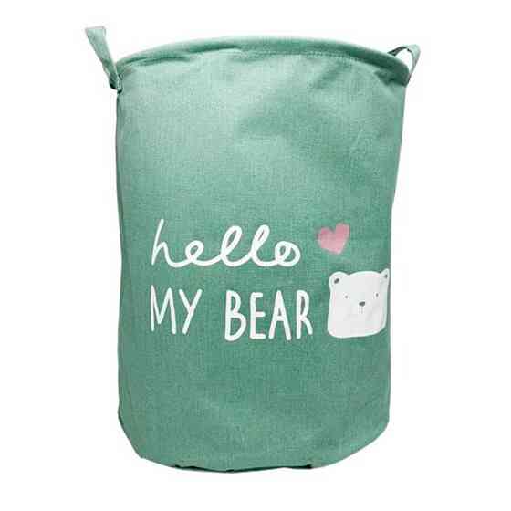 Корзина для игрушек и белья «Hello my bear» MGZ-1004(Green) Винница