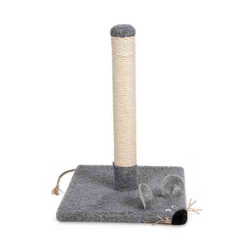 Дряпка Природа Мишка-стовпчик для котів 36х36х52 cм Київ