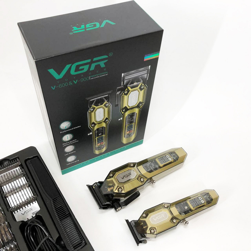 Миюча машинка для стрижки VGR 2 в 1 VGR V-600 V-900, Машинки для стрижки професійні машини LC-91 Львів - фото 2