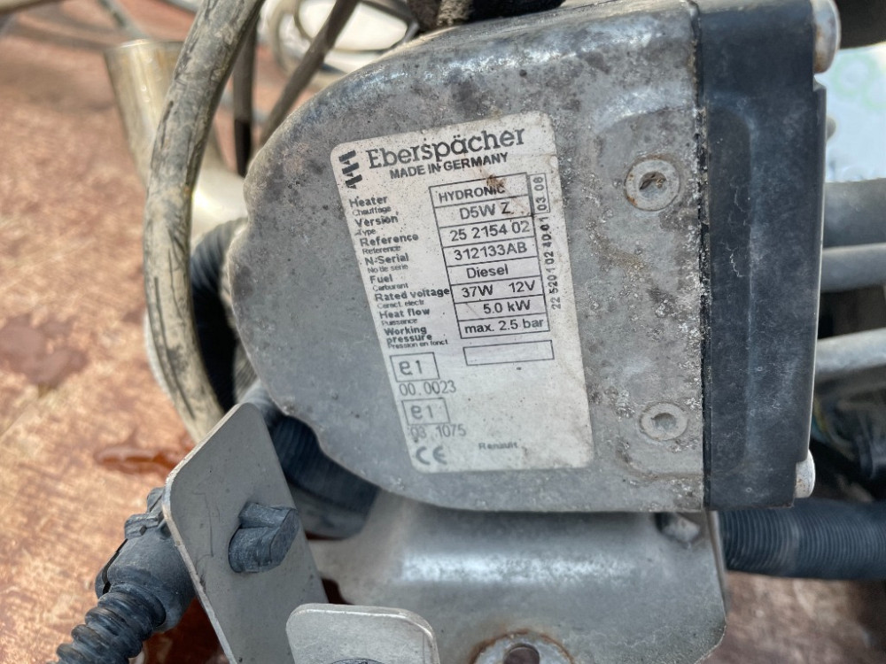 Автономна пічка мокра Eberspacher 5kW Opel Vivaro 2001-2014 Ковель - фото 8