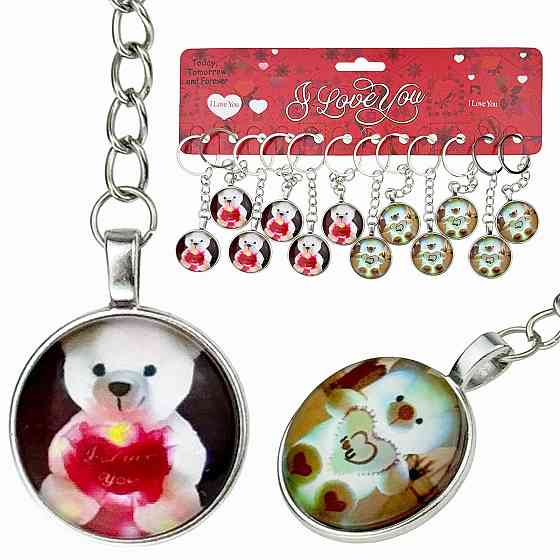 Брелоки для ключей девушке Мишка 12 шт Киев