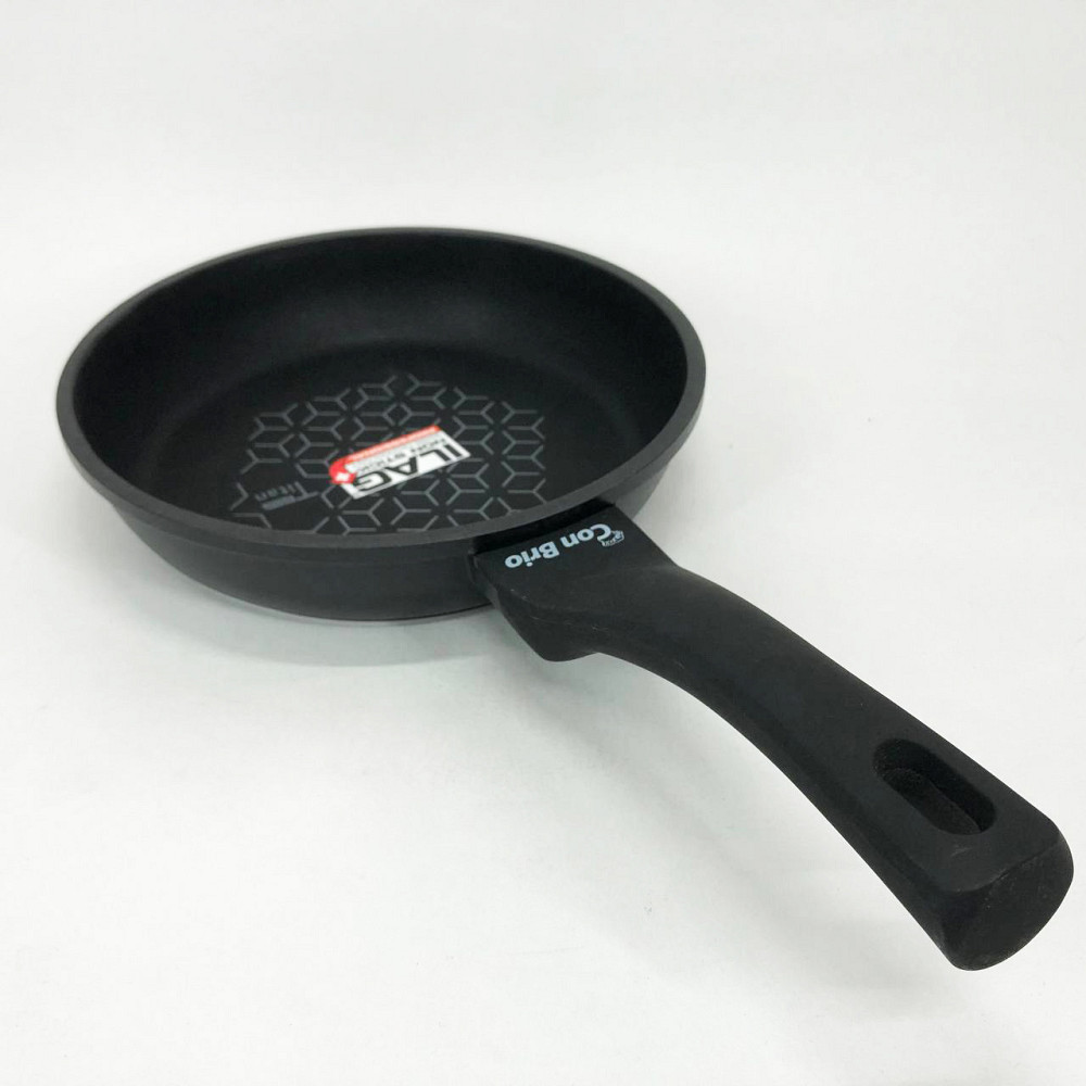 Зручна сковорода для щоденного використання Con Brio СВ-2425 24 см, Нова алюмінієва сковорода ZB-77 Львів - фото 5