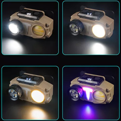 Налобный фонарь для точных работ CH-8825-3P35+COB(white+yellow)+RGB, Налобные фонари для активных людей AJ-43 Львов - изображение 8