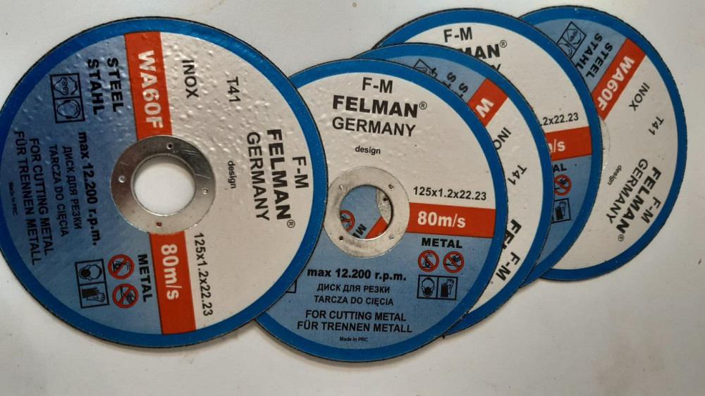 Круг абразивний різання металу "FelMan"  180х1,6 мм Киев - изображение 1