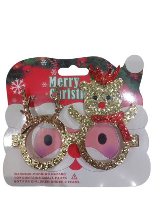 Окуляри для нового року Олень one size різнобарвний Київ