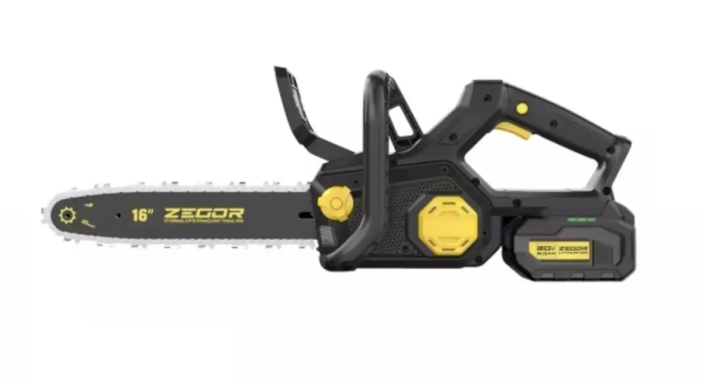 Пила цепная аккумуляторная Zegor CSPB-21BL-16W PROFESSIONAL: шина 405 мм (акум 2шт-21V 4.0Ah и зарядка) Киев - изображение 1
