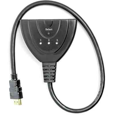 Перехідник HDMI to HDMI 3x1 PowerPlant (CA912070) Вінниця