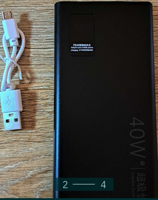 Новый Павербанк ,с дисплеем индикации 40W. 20000mAh. Киев - изображение 2