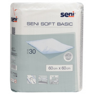 Пеленки для младенцев Seni Soft Basic 60х60 см 30 шт (5900516692308) Винница - изображение 1
