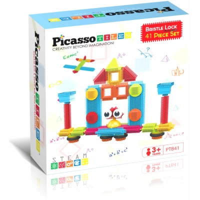 Конструктор Picasso Tiles Hedgehog Building Blocks Set 41 деталь (817338027384) Вінниця - фото 4