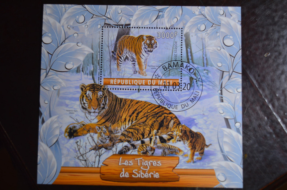 Малі. Марки. Фауна. Блок. 2020 рік (В-1) Полтава - фото 1