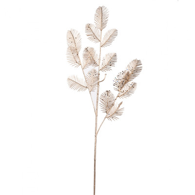 Декоративная ветвь YES! Fun 74 см, золото, глиттер (973893) Винница - изображение 1