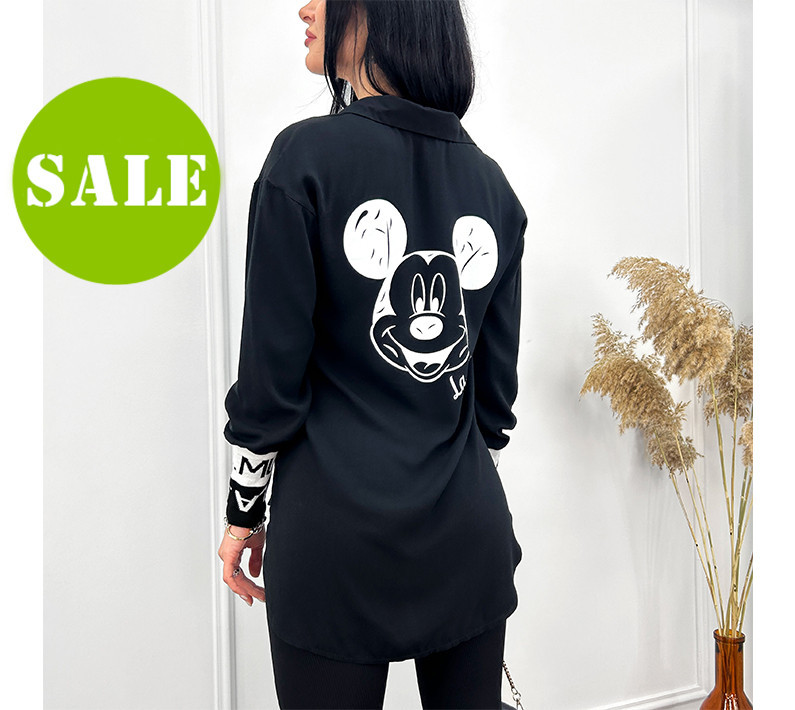 Подовжена жіноча блуза "Michelle" оптом | Норма і батал | Розпродаж моделі Київ - фото 1