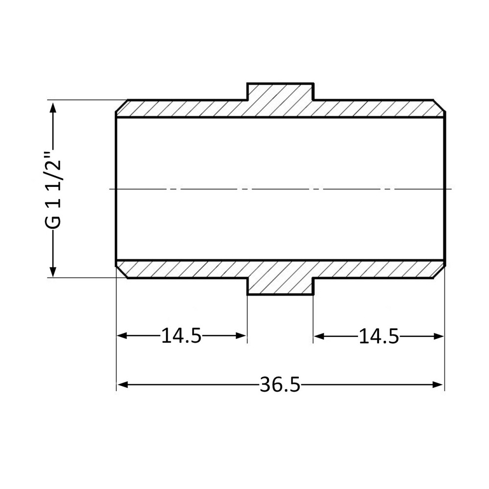 Ніпель Thermo Alliance Standart 1 1/2" НР SD4074040 Київ - фото 2