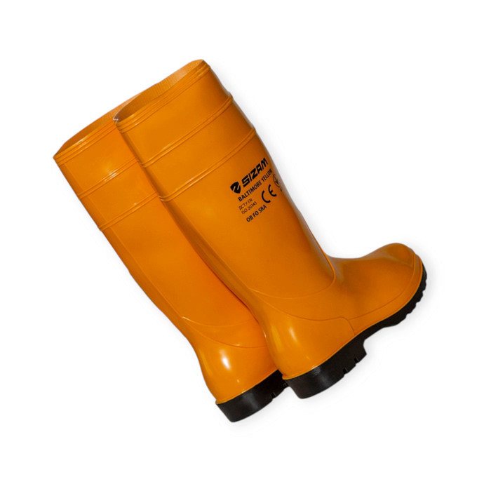 Сапоги Baltimore-Light защитные, р. 37 ПВХ, маслобензостойкие, кислотно-щелоустойчивые, желтые Мукачево - изображение 1