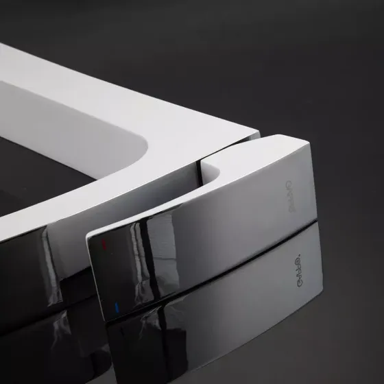 Смеситель для раковины высокий GAPPO G1007-18 белый/хром Киев