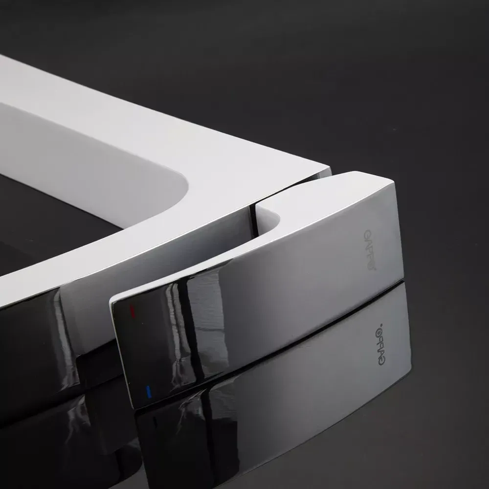 Смеситель для раковины высокий GAPPO G1007-18 белый/хром Киев - изображение 4