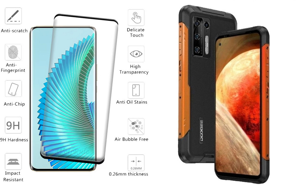 Защитное стекло HyperGlass Pro для DOOGEE S97 Pro – максимальная чувствительность и защита Киев - изображение 2