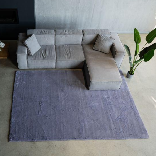 Килимок для підлоги з еко-хутра ТМ Dariana Elegant 160*220 см французький сірий Житомир