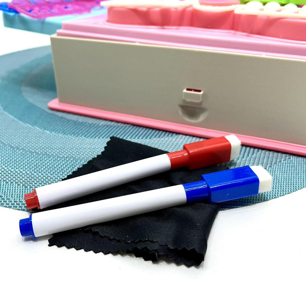 Набір дитячий для манікюру накладні нігті наклейки Рожевий (KL 7523) Чернігів - фото 9