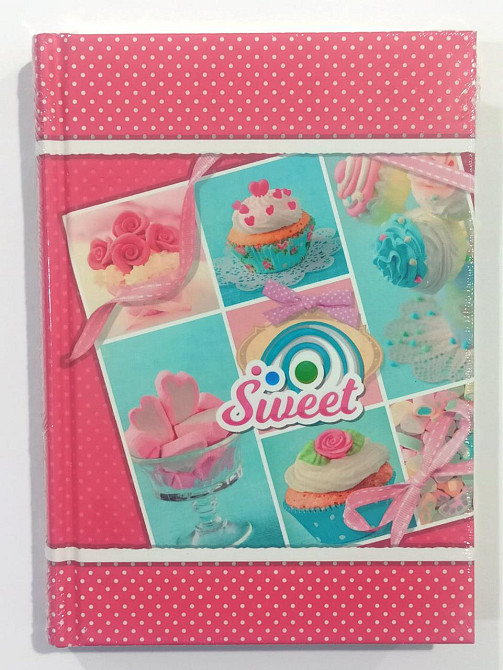 Блокнот В6/176 арк. "Аркуш""Тістечка" # офсет, тверда обкл., мат. лам.+ виб. УФ, 1В2361, шт Київ - фото 1