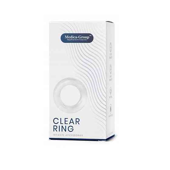 Кільце ерекційне Medica Group Clear Ring, прозорий Sex Aura Київ