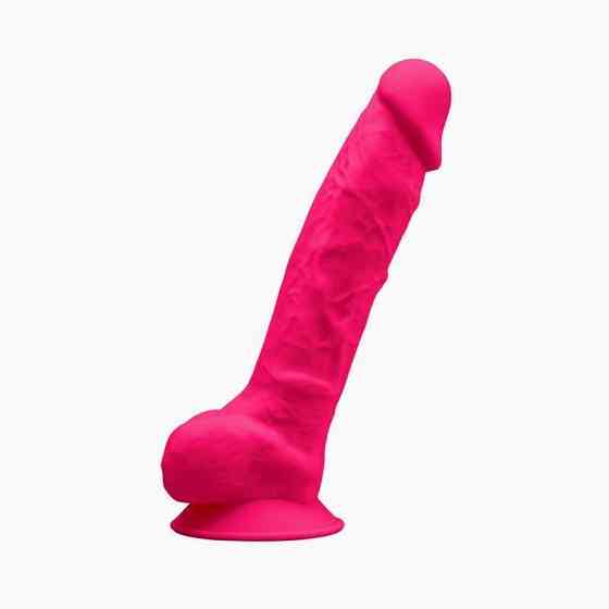 Фалоімітатор SilexD Vetus Pink (MODEL 1 size 8in), двошаровий, силікон + Silexpan, діаметр 4,2см Sex Aura Київ