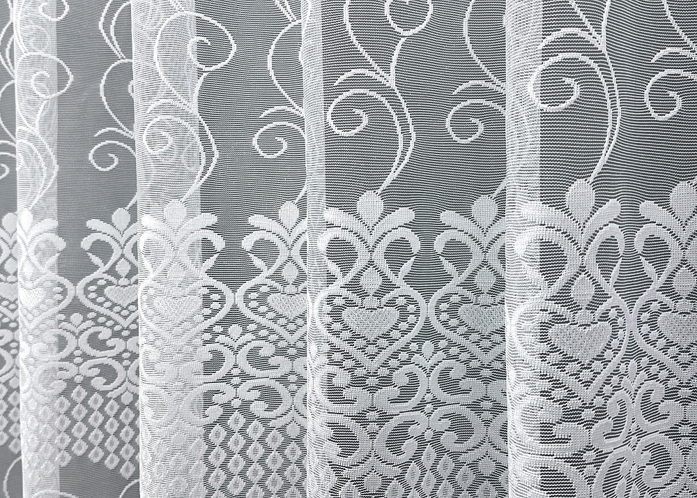 Тюль жакард, колір білий 1610т Київ - фото 4