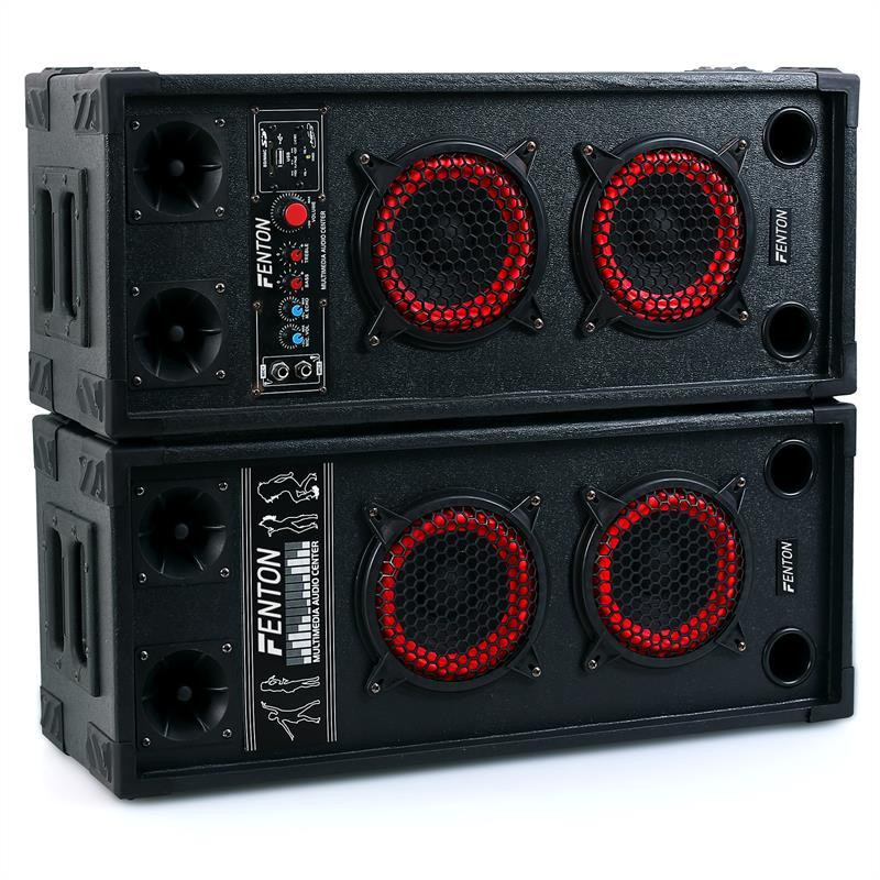 SPB-26 Active Passive Box Set 800 Вт 30 см НЧ-динамик USB/SD Bluetooth MP3 (Германия, читать описание) Ровно - изображение 2