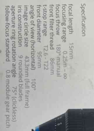 Irix 15mm T2.6 Cine Lens В'єтнам Nikon. Харків